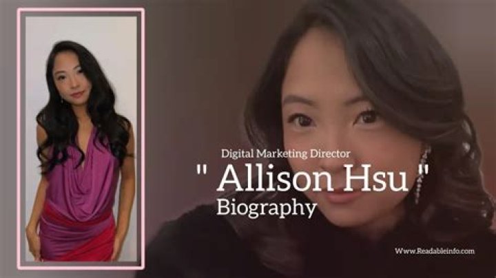 Allison Hsu Bio, Age, Net Worth, Profession