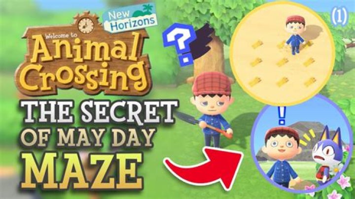 Animal Crossing: New Horizons How to complete May Day Maze?
