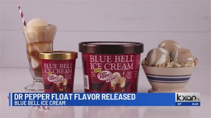 Blue Bell Dr. Pepper Float Ice Cream Unveiled