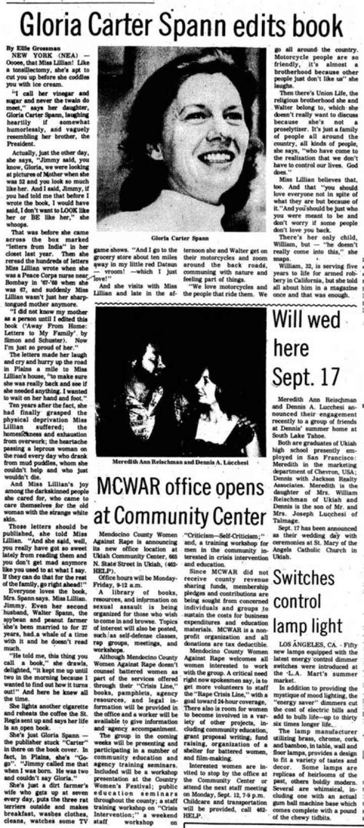 Gloria Carter Spann - BlogInfo