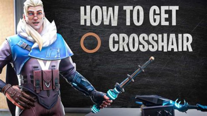 How to get a circle crosshair in Valorant