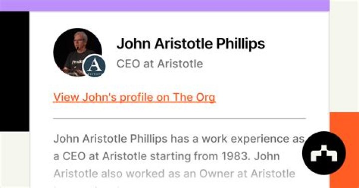 John Aristotle Phillips Biography, Age, Height, Wife, Net Worth, Family