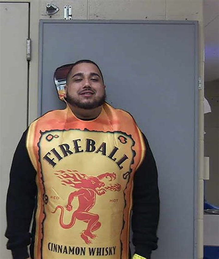 
Man wearing Fireball whiskey costume arrested for drunken antics 