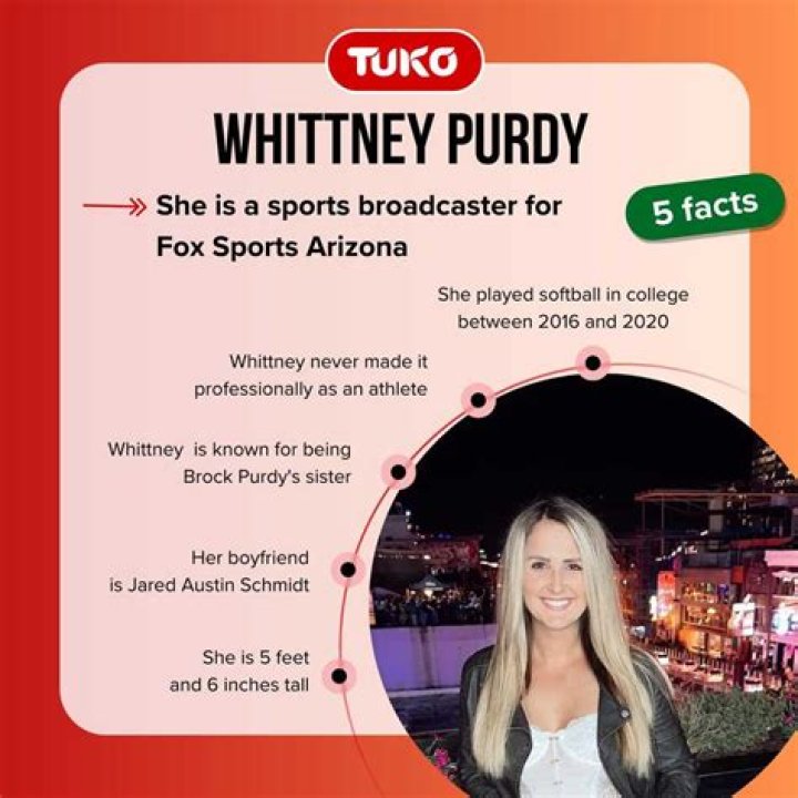 Meet Whittney Purdy, Brock Purdy's Sister And Sports Broadcasting Sensation