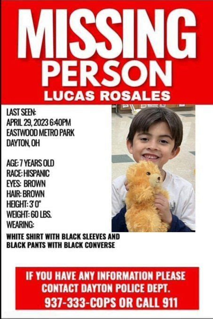 Missing Boy Lucas Dayton, Ohio