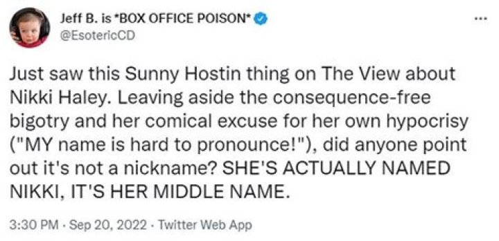 
#news Nikki Haley accuses Sunny Hostin of being ‘racist’ for attacking her for not using her first name #WorldNews 