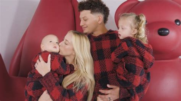Patrick Mahomes endorses Kim Kardashians SKIMS with wife Brittany in red clothing