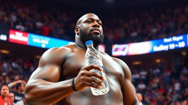 Unveiling The Iconic Image: Shaq Holding Water Bottle