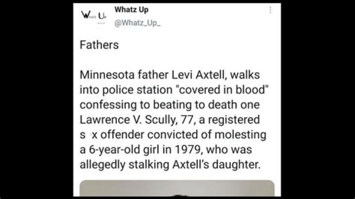 
Who is Levi William Axtell? Minnesota father admits killing 77-year-old molestation accuse with shovel 