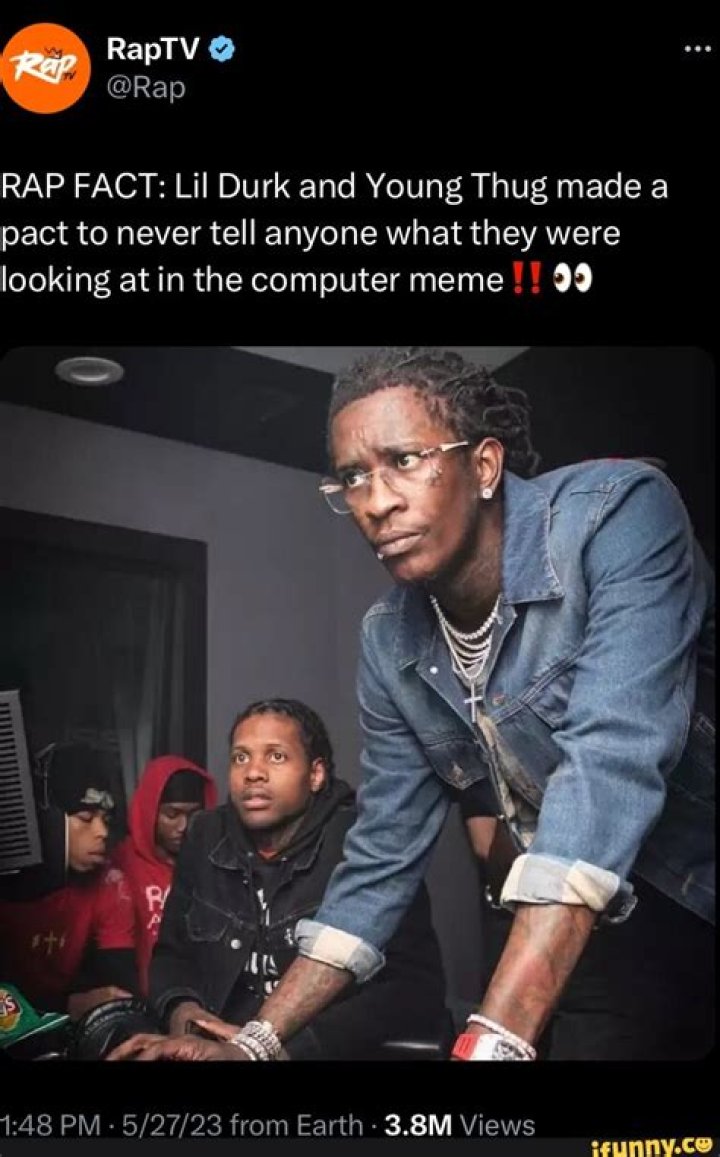 Young Thug & Lil Durk Become A Meme ·